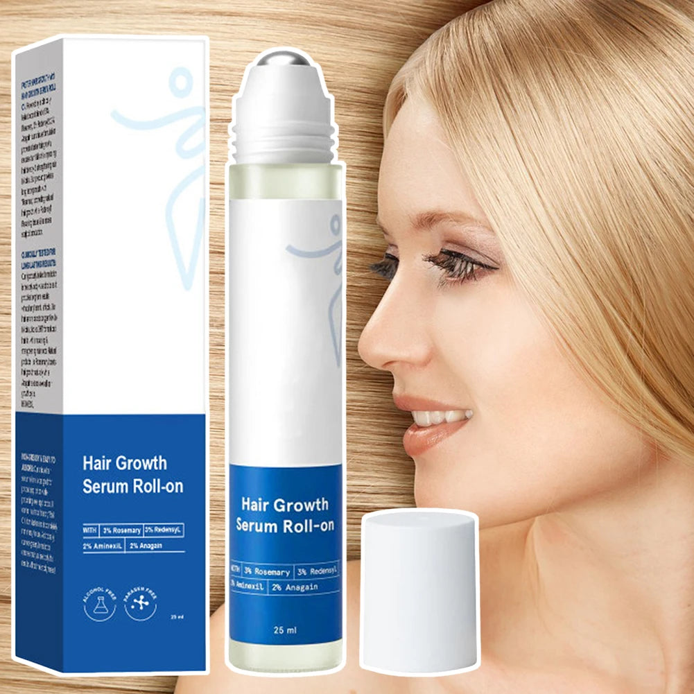 Rosemary Hair Growth Serum Hair Loss Prevent Nourishing Serum Treatments Natural Plant Extracts for Thinning Hair Women