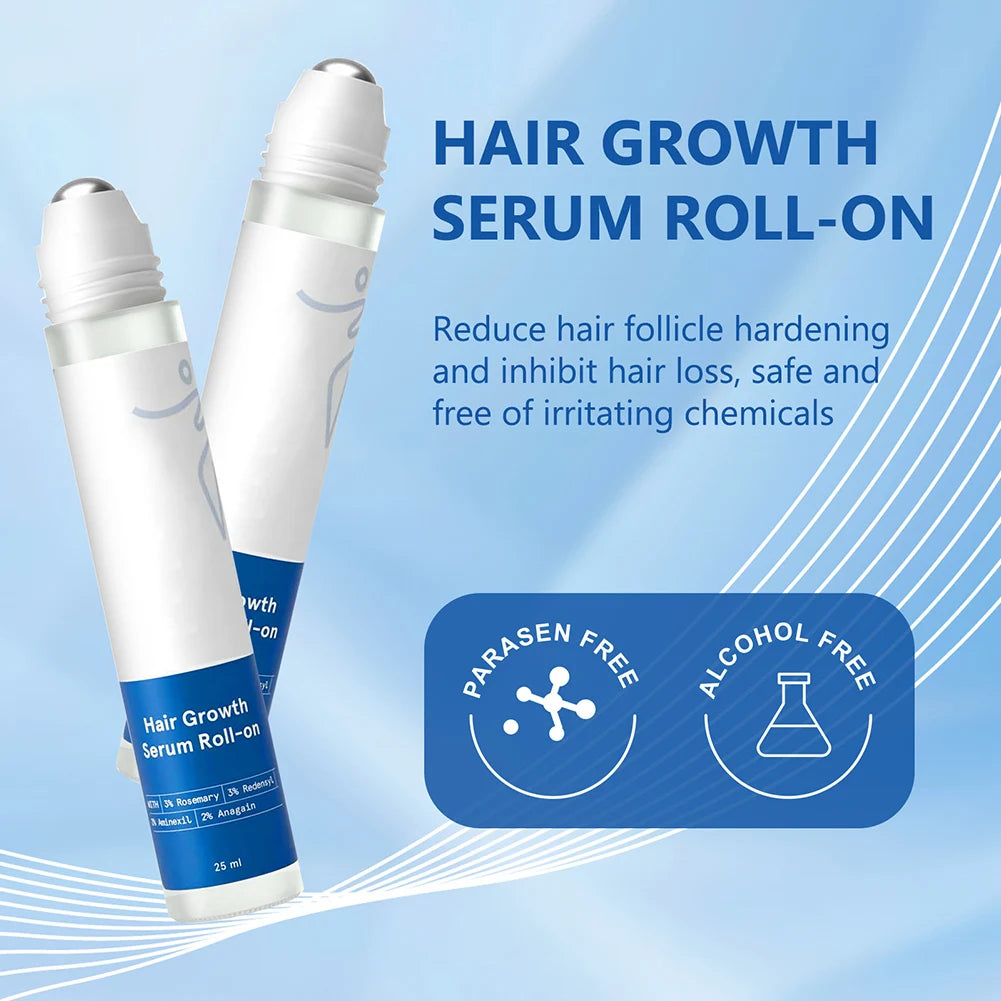 Rosemary Hair Growth Serum Hair Loss Prevent Nourishing Serum Treatments Natural Plant Extracts for Thinning Hair Women